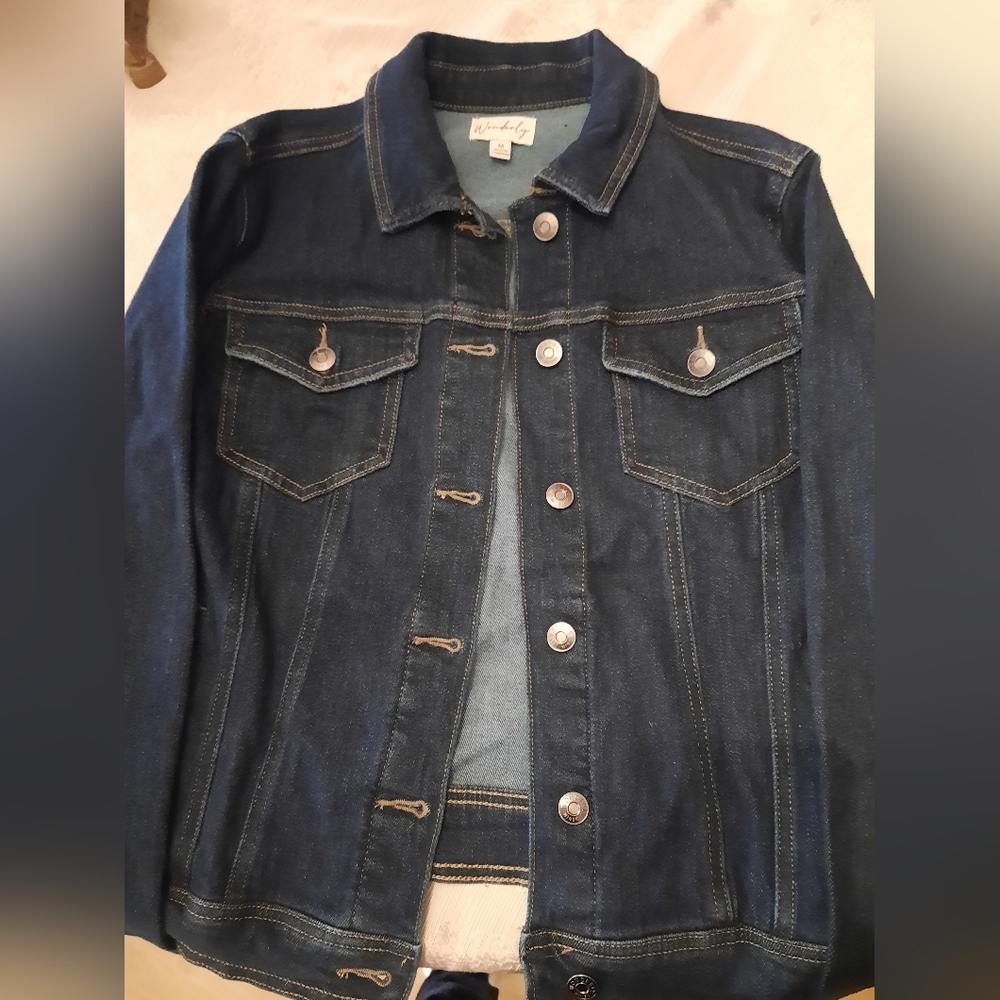 Wonderly Jean Jacket Size Women's Medium NWT